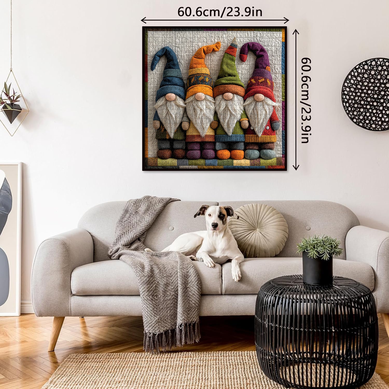 Colorful Gnomes Jigsaw Puzzle 1000 Pieces