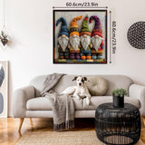 Colorful Gnomes Jigsaw Puzzle 1000 Pieces