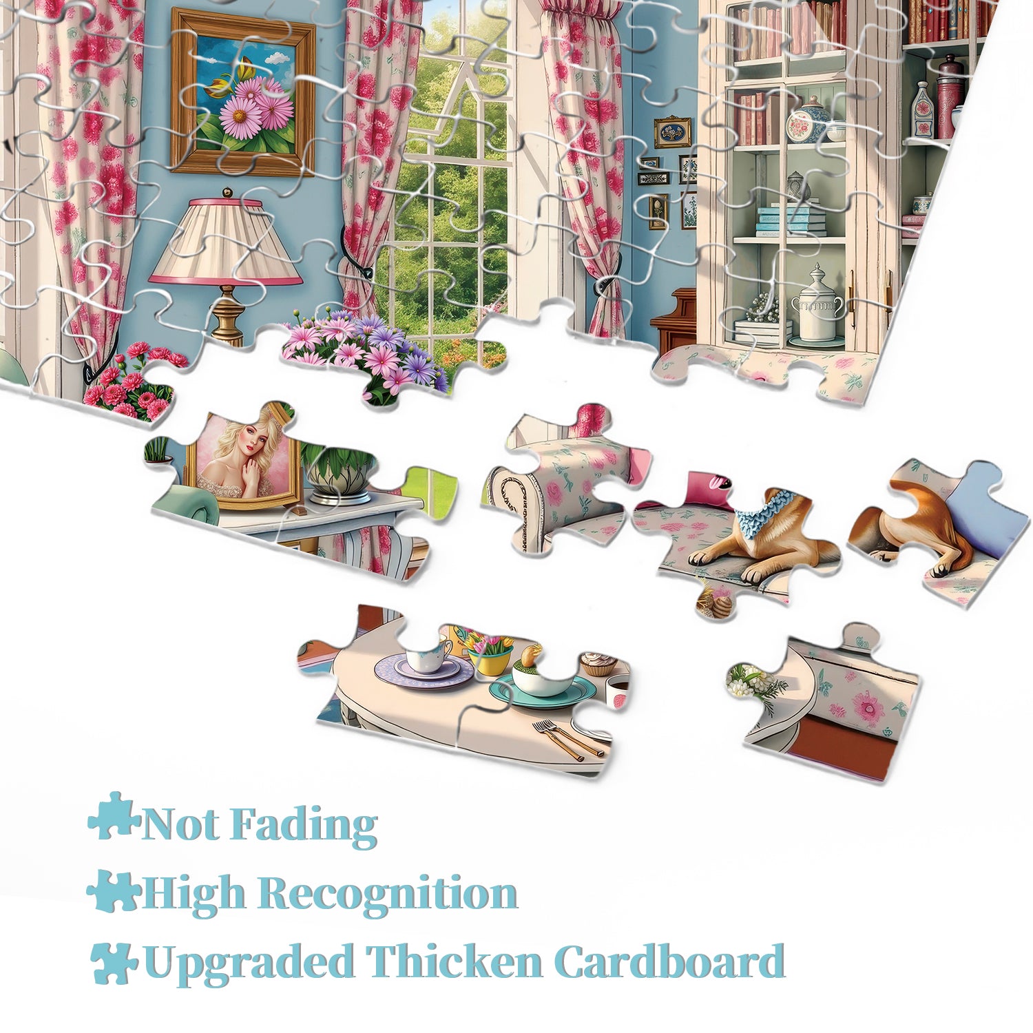 Warm Living Room Jigsaw Puzzle 1000 Pieces