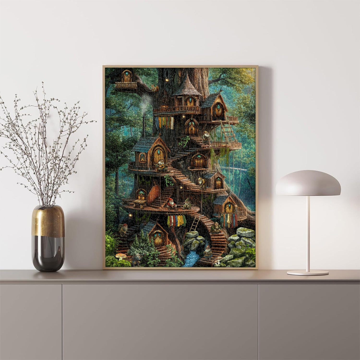 Forest Gnome Jigsaw Puzzle 1000 stuks