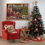 Cozy Christmas Advent Kalender Jigsaw Puzzle 1000 stuks