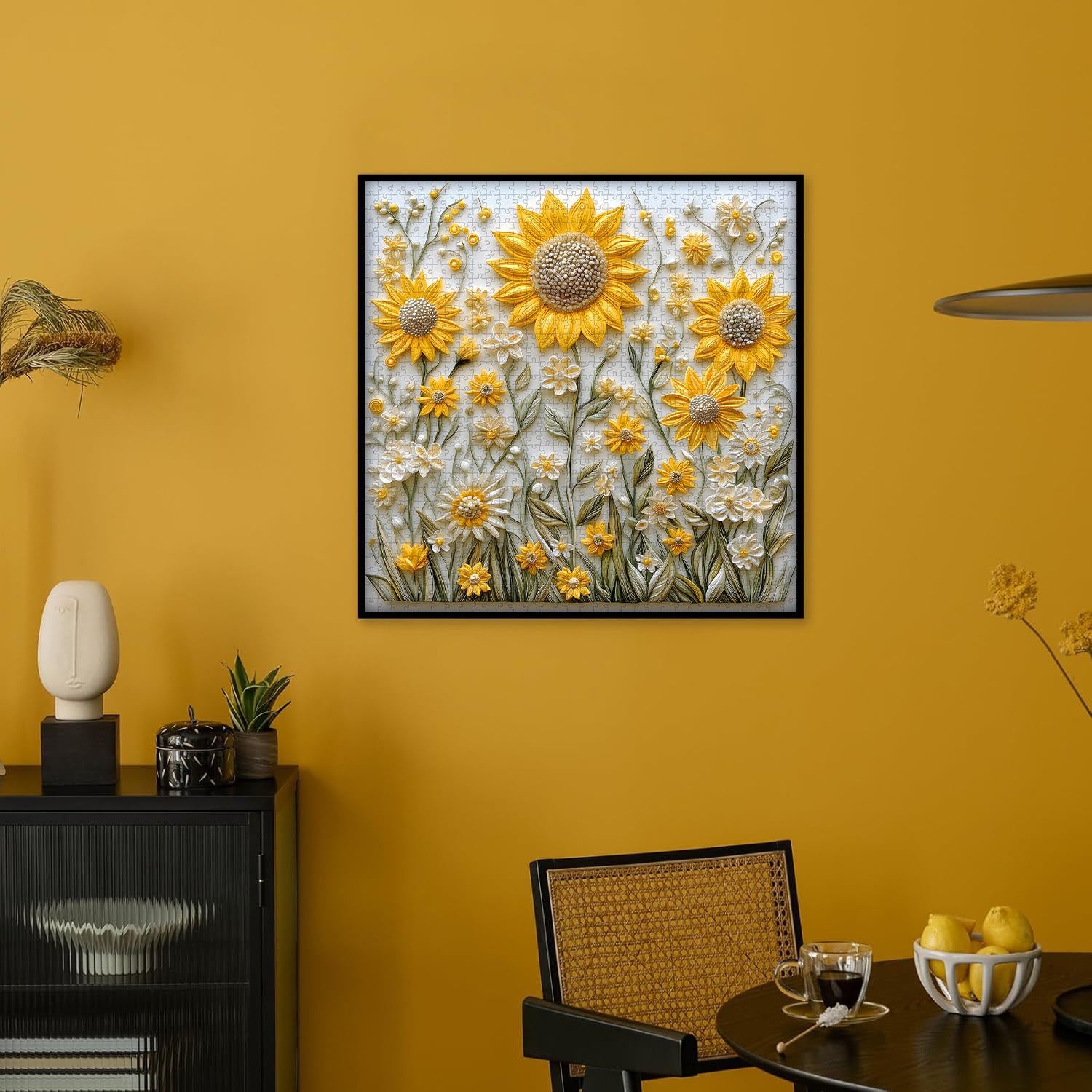 Golden Sunflower Jigsaw Puzzle 1000 Pieces