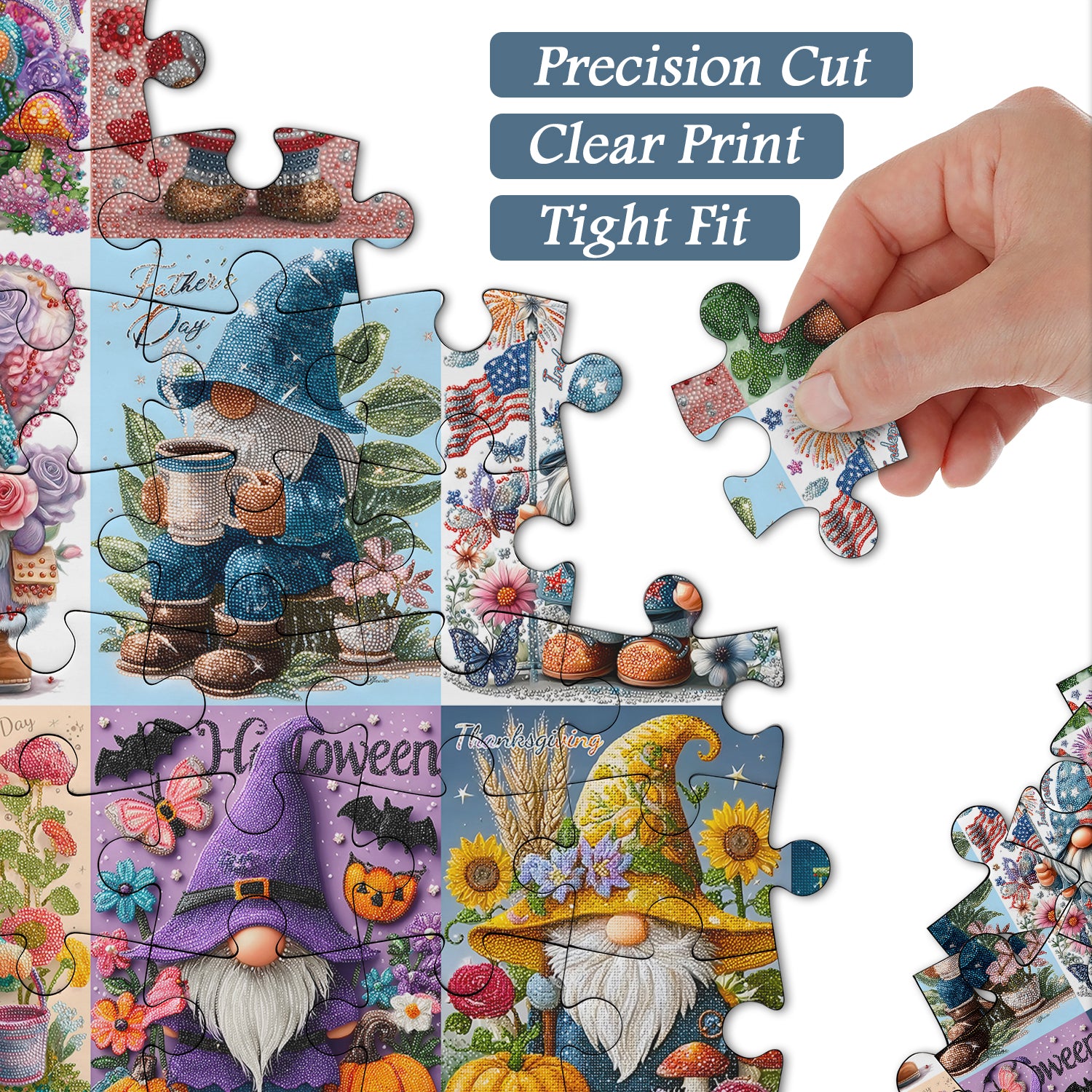 The Festival Gnomes Puzzle 1000 Pieces