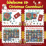 Christmas Treasures Advent Calendar Jigsaw Puzzle  1000 Pieces