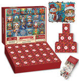 Christmas Treasures Advent Calendar Jigsaw Puzzle  1000 Pieces