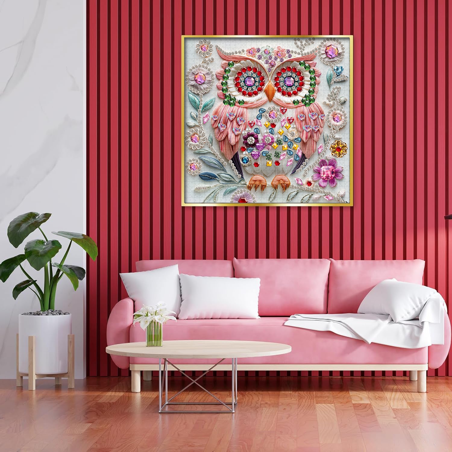 Glowing Owl Jigsaw Puzzle 1000 Pieces