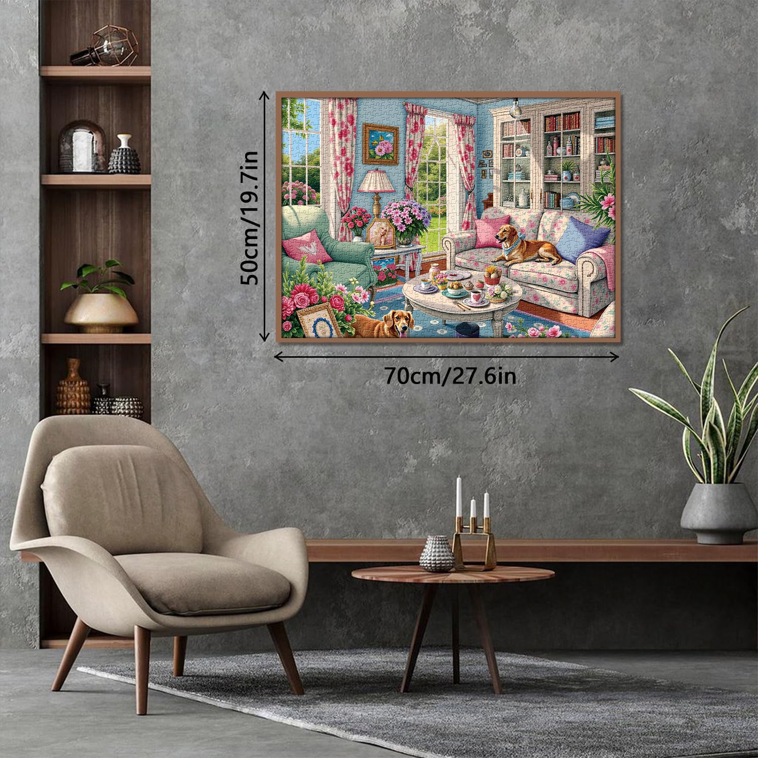 Warm Living Room Jigsaw Puzzle 1000 Pieces