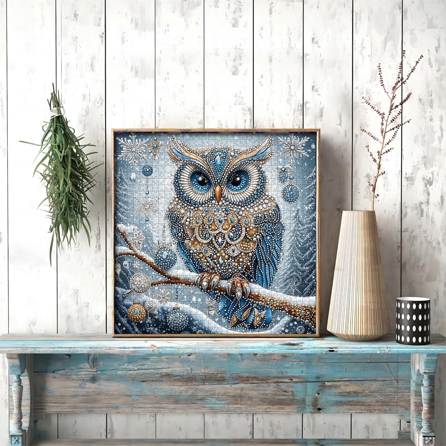 Winter Owl Jigsaw Puzzle 1000 Pieces