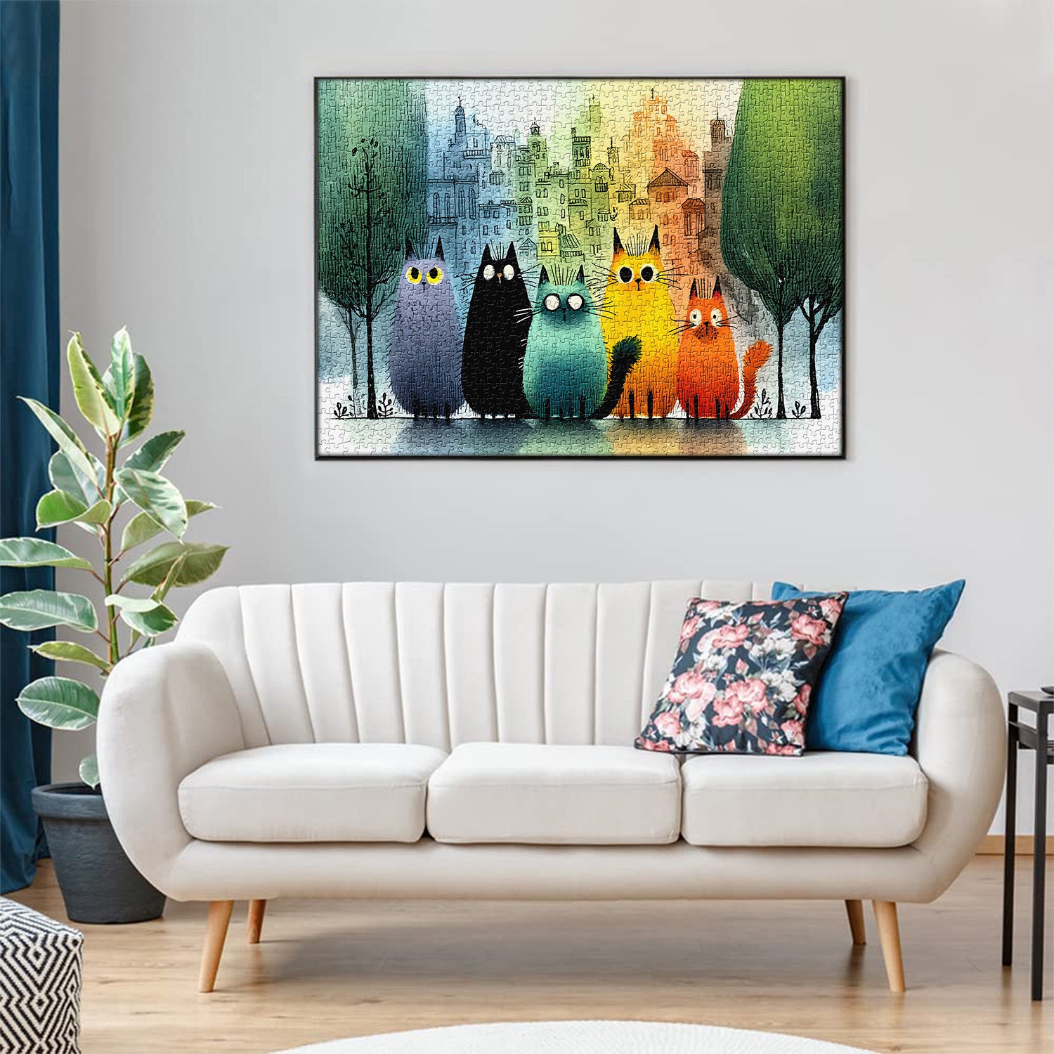 Chromatic Cats Jigsaw Puzzle 1000 Pieces