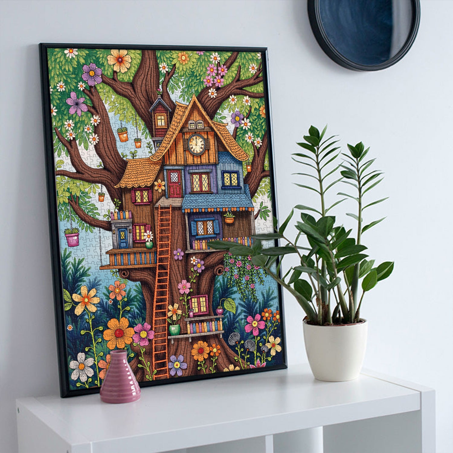 Floral Treehouse Jigsaw Puzzle 1000 Pieces