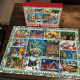 Calendario Avvento Calendario per i gatti di Natale 1000 pezzi 1000 pezzi