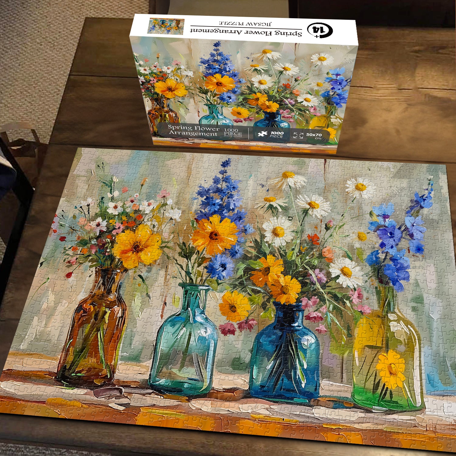 Arreglo de flores de primavera Rompecabezas 1000 piezas