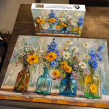 Arreglo de flores de primavera Rompecabezas 1000 piezas