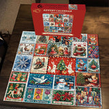 Cozy Hearth Advent Calendar Jigsaw Puzzle  1000 Pieces