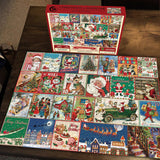 Cozy Hearth Advent Calendar Jigsaw Puzzle  1000 Pieces