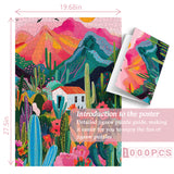 Kaktusgarten -Puzzles 1000 Stücke