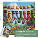 Rainbow Bird's Sock Party  Jigsaw Puzzle 1000 Pieces