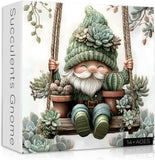 Succulents Gnome Jigsaw Puzzle 1000 Pieces