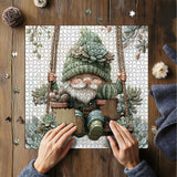 Succulents Gnome Jigsaw Puzzle 1000 Pieces
