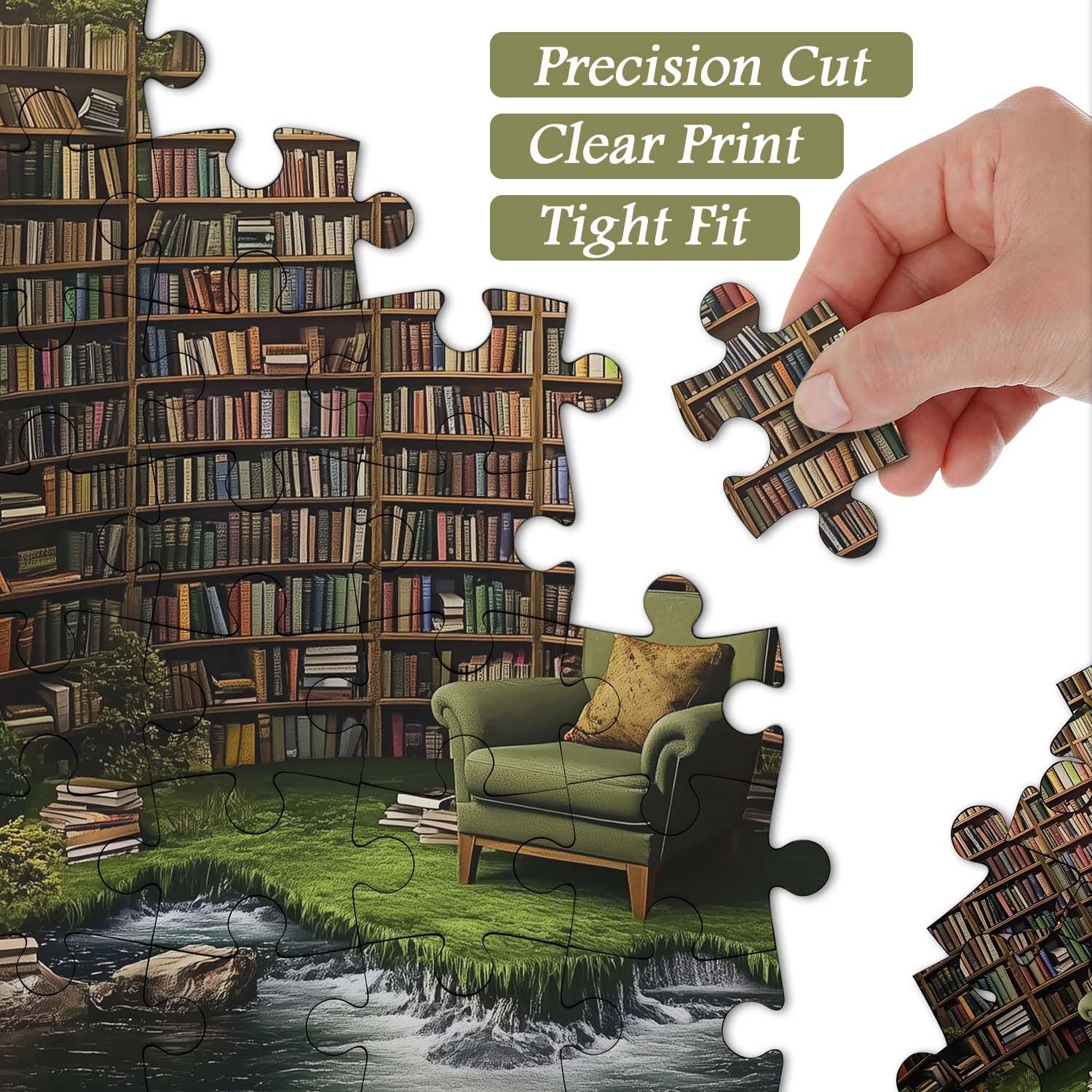 Nature's Library Jigsaw Puzzle 1000 Pieces