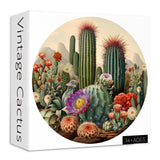 Ideabazarยฎ Vintage Cactus Jigsaw Puzzle 1000 Pieces