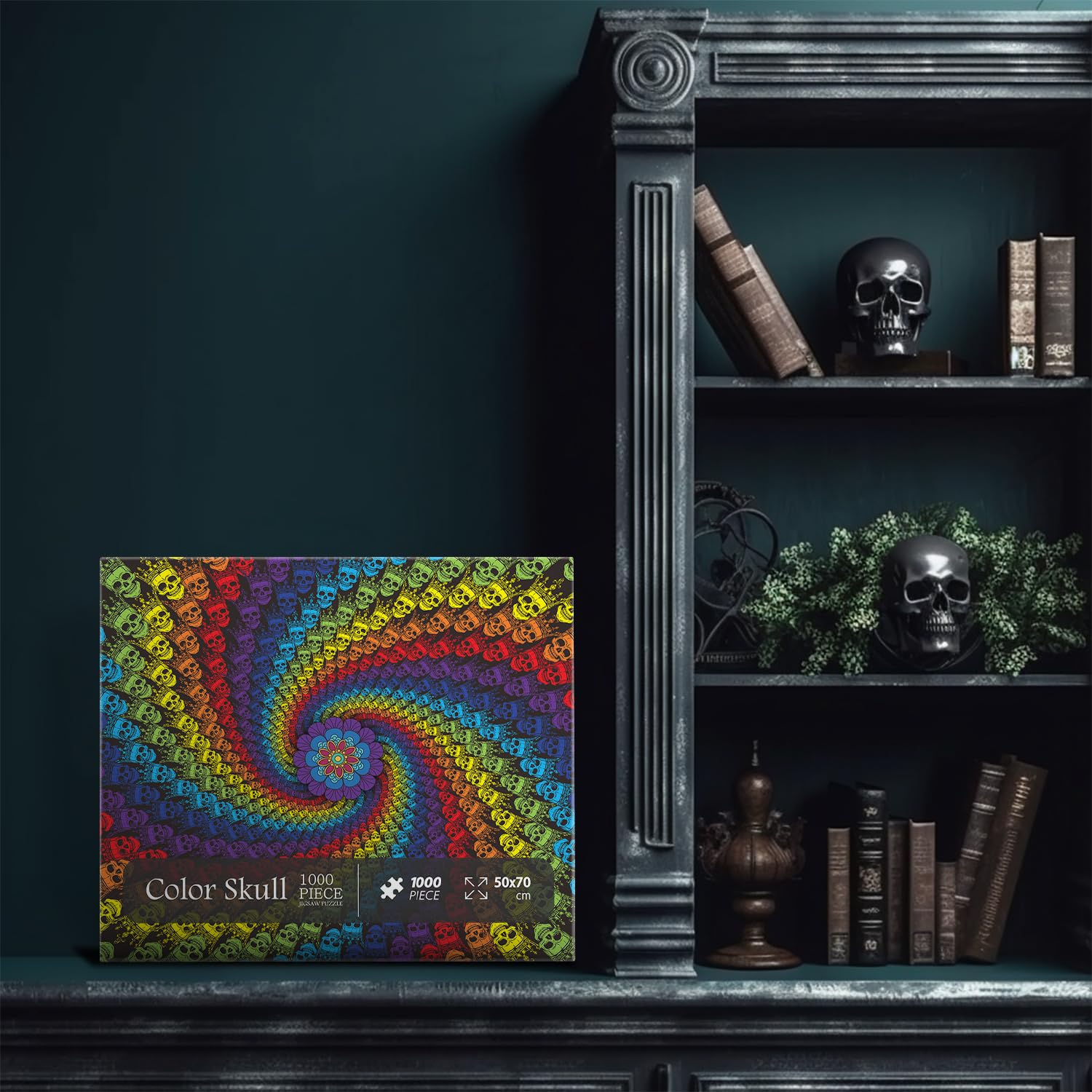 Ideabazar® Color Skull Jigsaw Puzzle 1000 Pieces