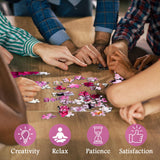 Ideabazar® Pink Rose Flower Jigsaw Puzzle 1000 Pieces