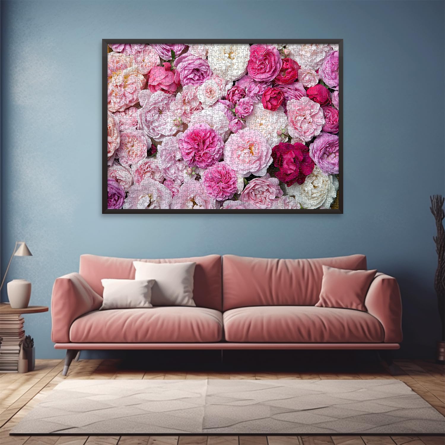 Ideabazar® Pink Rose Flower Jigsaw Puzzle 1000 Pieces