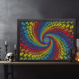 Ideabazar® Color Skull Jigsaw Puzzle 1000 Pieces