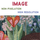 Ideabazar® Flower Rabbit Jigsaw Puzzle 1000 pieces