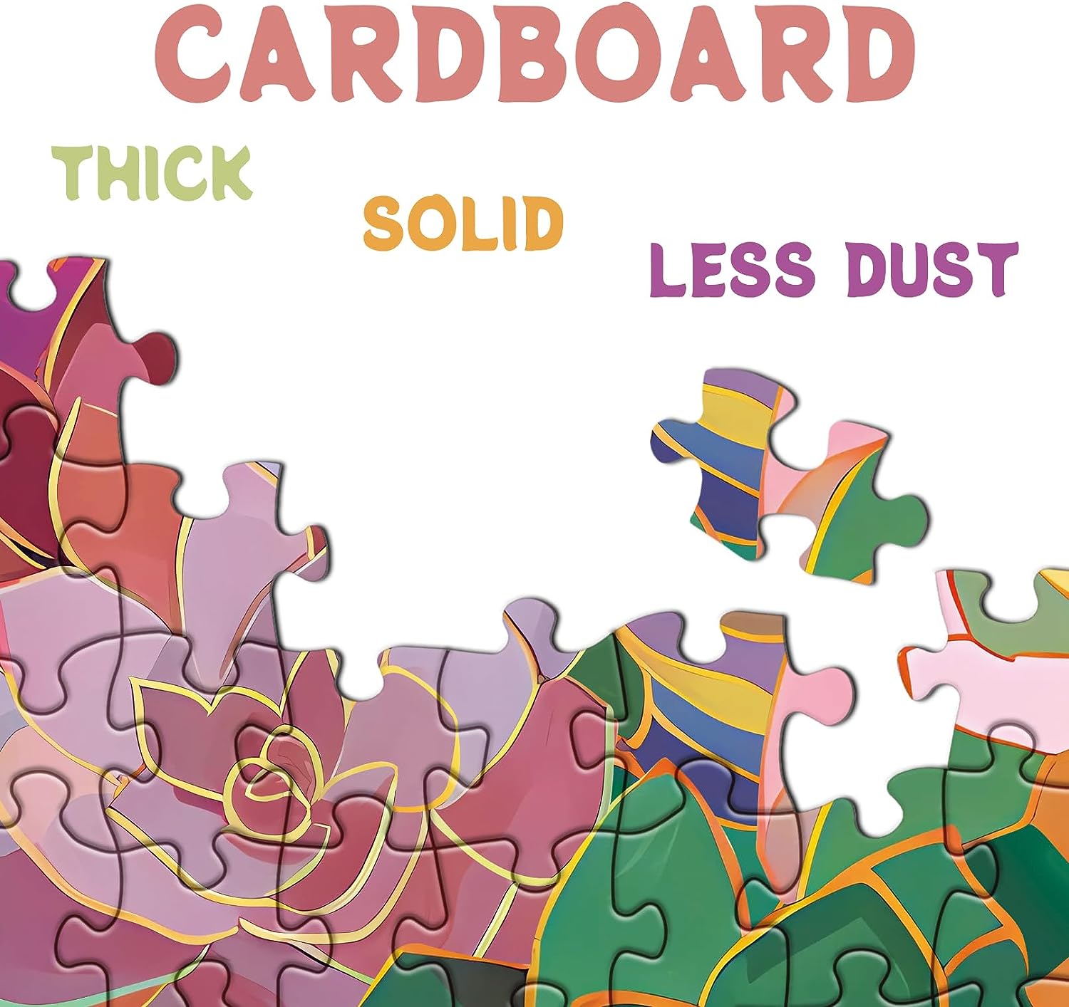 Ideabazar® Gradient Succulent Jigsaw Puzzle 1000 Piece