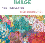 Ideabazar® Gradient Succulent Jigsaw Puzzle 1000 Piece
