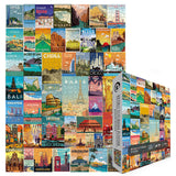 Ideabazar® Vintage World Travel Poster Jigsaw Puzzle 1000 Pieces