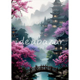 Blossom Bridge Diamond Painting Kit