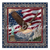 Eagle Over Liberty Diamond Painting Kit