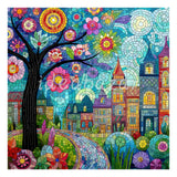Blossom Town Diamond Painting Kit