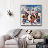 Dachshund Winter Show Jigsaw Puzzle 1000 Pieces