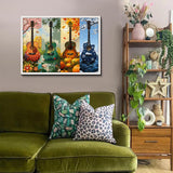 Four Seasons Guitar Jigsaw Puzzle 1000 Pieces