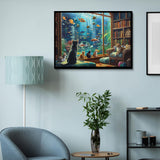 Cat Aquarium Jigsaw Puzzle 1000 Pieces