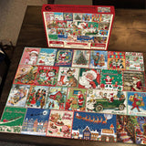 Christmas Advent Calendar Jigsaw Puzzle  1000 Pieces