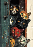 Curious Cat Diamond Painting Kit