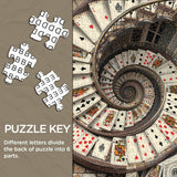 Card Spiral Staircase  Jigsaw Puzzle 1000 Pieces