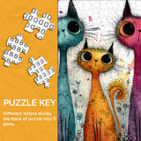 Agile Cat Group Jigsaw Puzzle 1000 Pieces