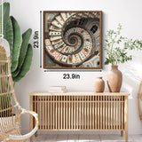 Card Spiral Staircase  Jigsaw Puzzle 1000 Pieces