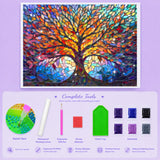 Mosaic Tree Of Life Diamond Painting Kit