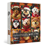 Christmas Dogs Jigsaw Puzzle 1000 Piece