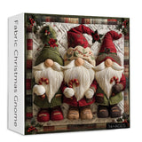 Fabric Christmas Gnome Jigsaw Puzzle 1000 Pieces