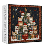 Cat Christmas Tree Jigsaw Puzzle 1000 Pieces