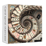 Card Spiral Staircase  Jigsaw Puzzle 1000 Pieces