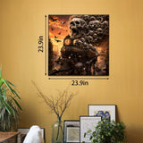 Skull Train Diamond Painting Kit